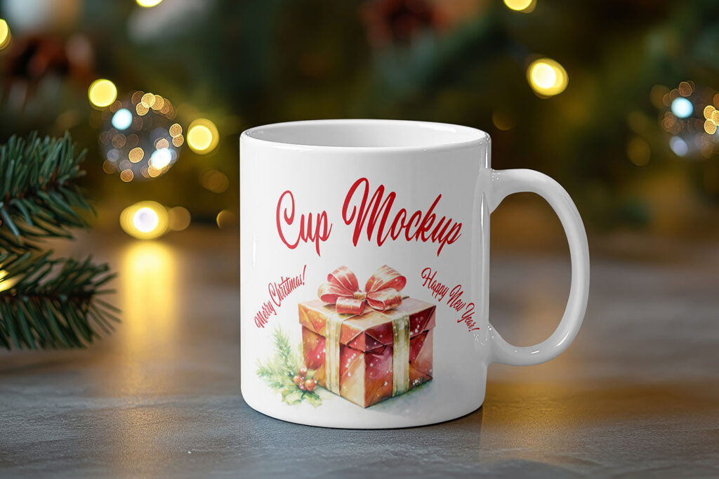 Christmas Cup Mockup