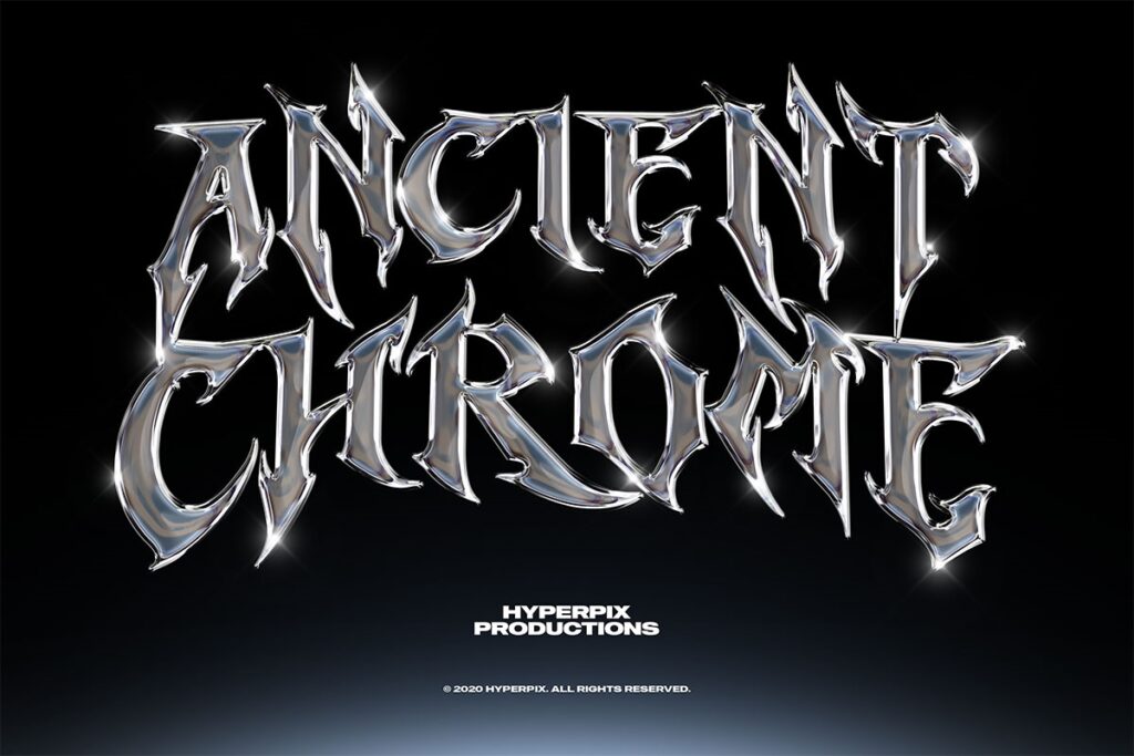 Metal Chrome Text / Logo Effect