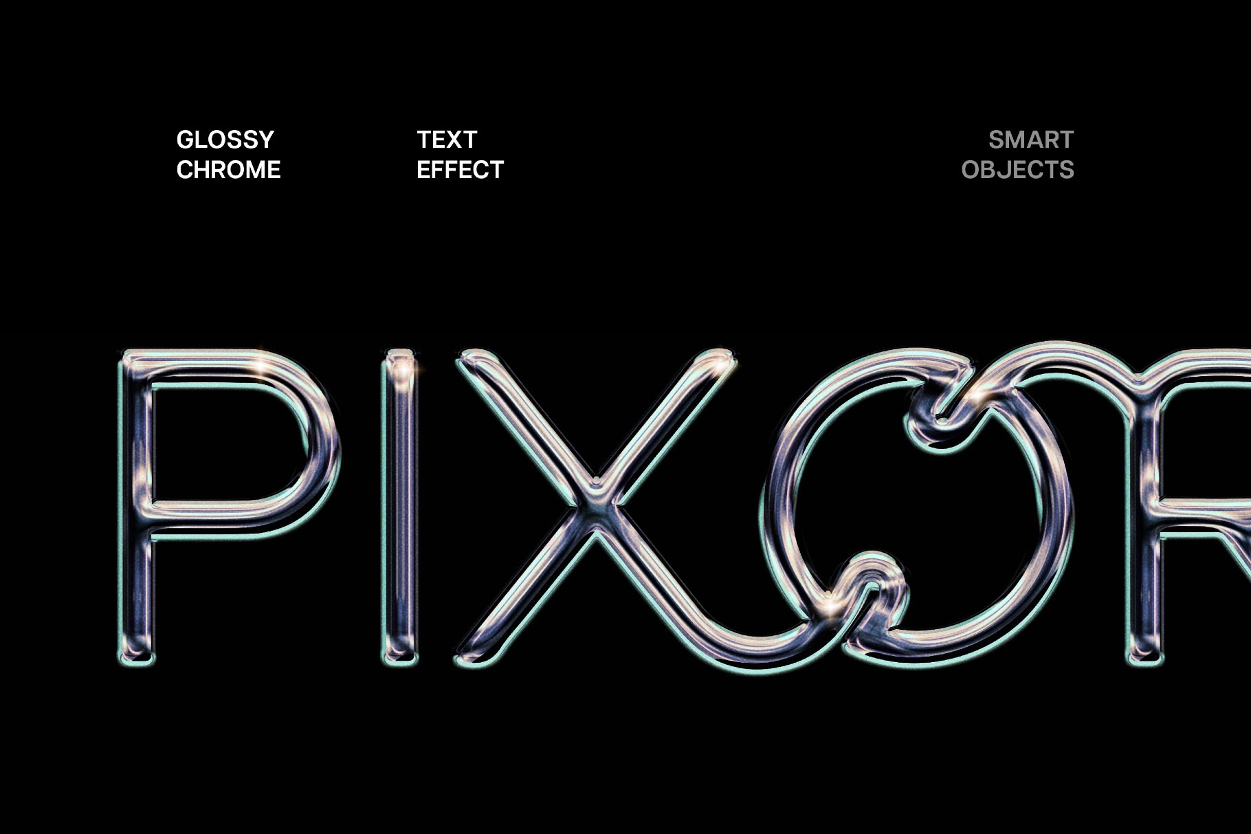 Free Chrome Text Effect / Logo Mockup PSD Template