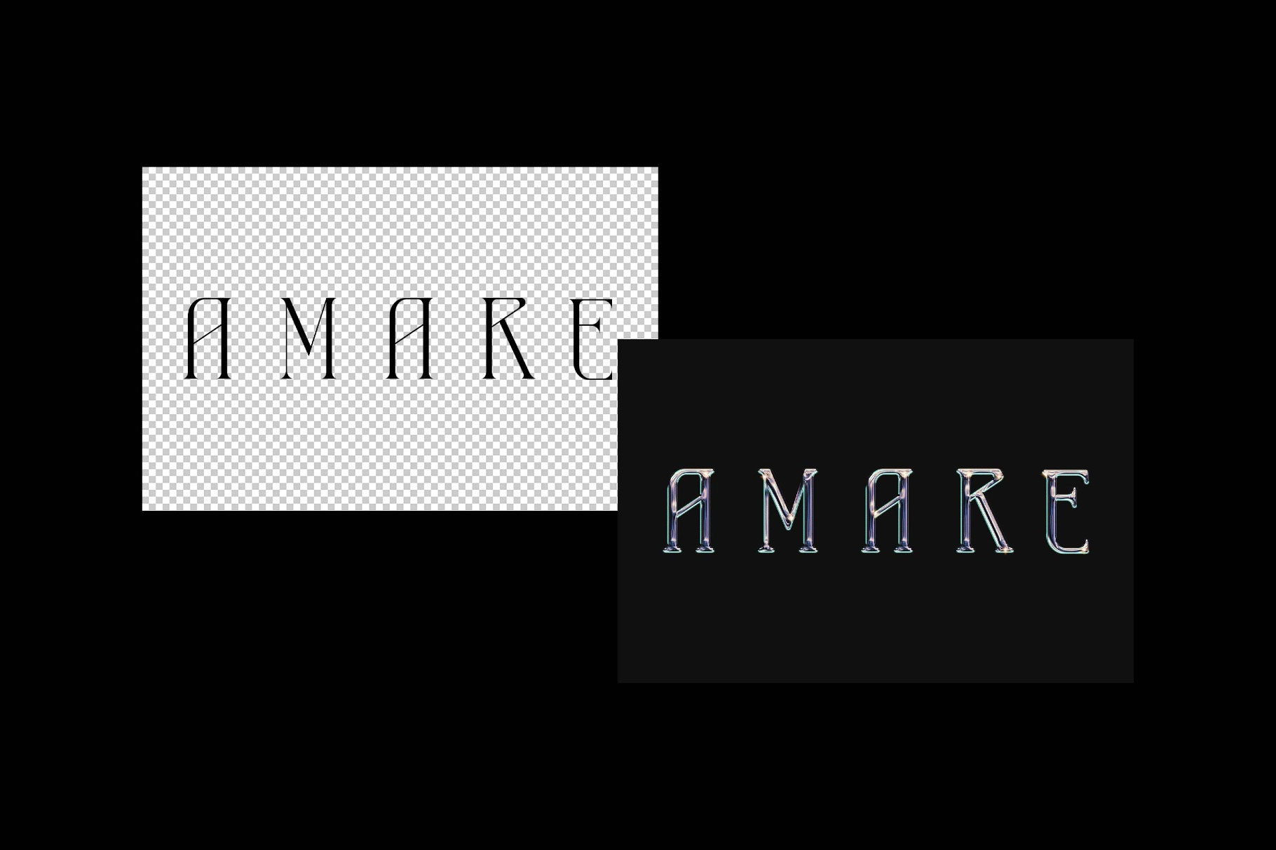 Free Chrome Text Effect / Logo Mockup PSD Template