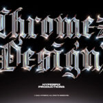 Metal Holographic Chrome Text Effect