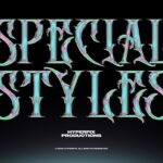Holographic Chrome Text Effect