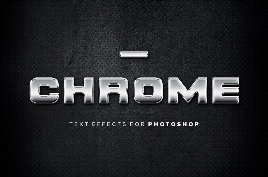 5 Simple Chrome Text Effects