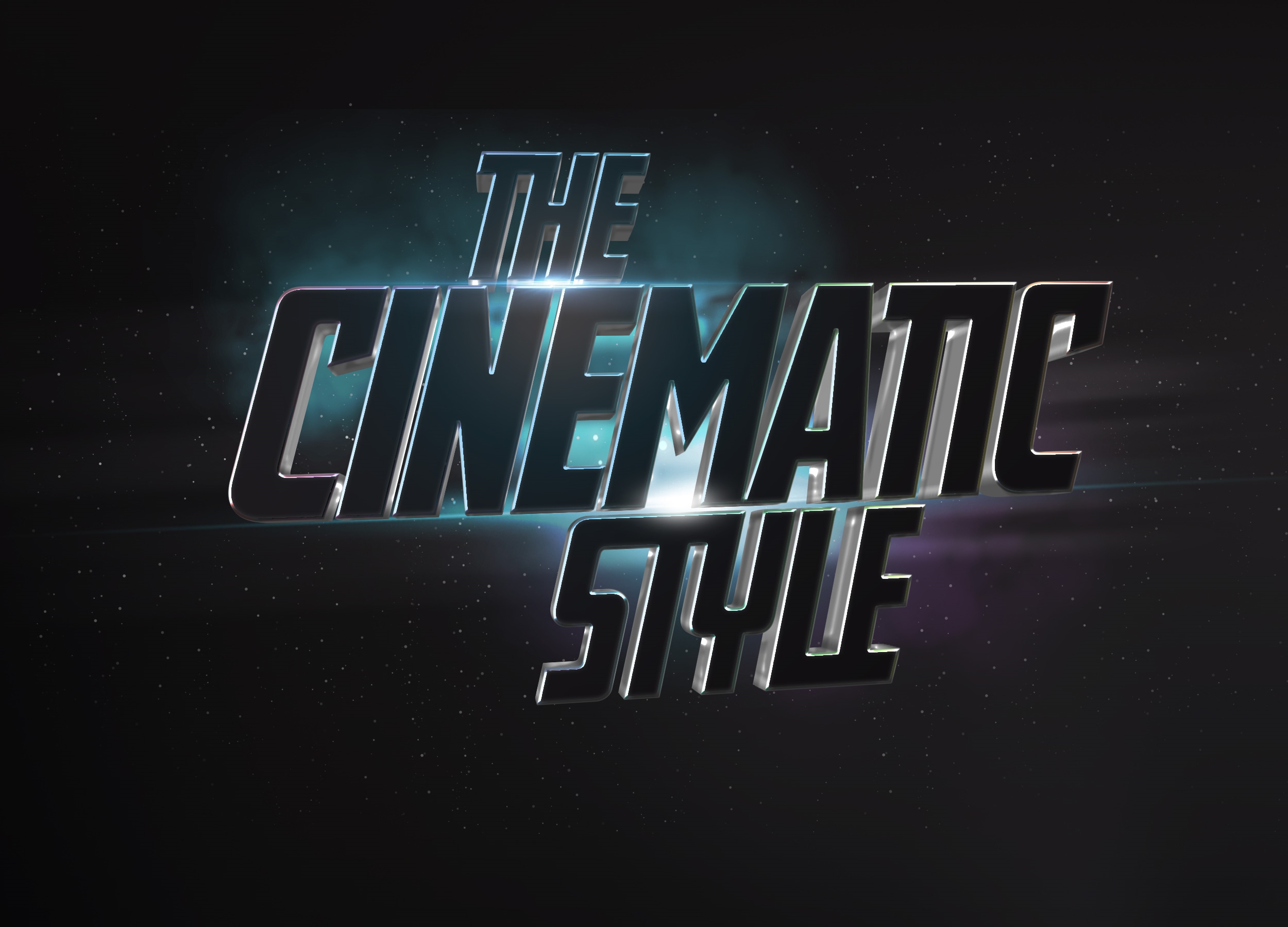 Cinematic 3D Text Effect FREE PSD