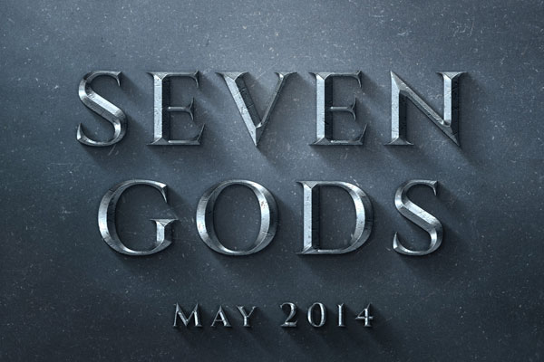 Cinematic Scratched Metal Text Effect