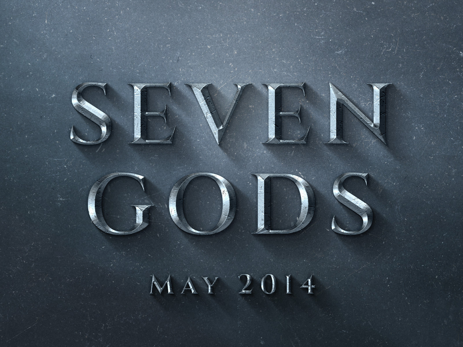 Cinematic Scratched Metal Text Effect FREE PSD