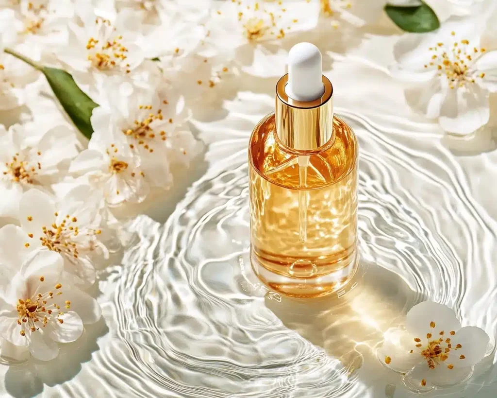 Cinematic Skincare Elixir Display