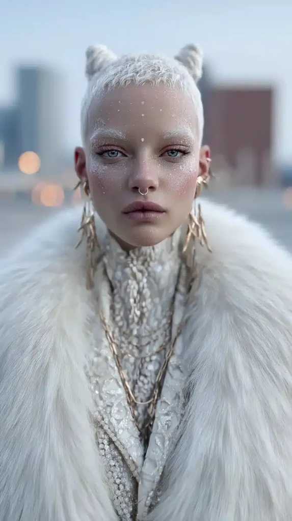 Cinematic Street Fashion Woman
