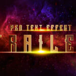 Cinematic Trailer Golden 3D Text Effect
