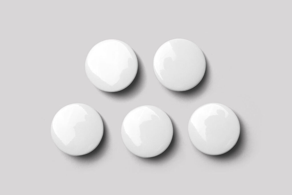 Circle Badge Set Mockup