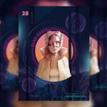 Circle Lines Club Party Flyer Template