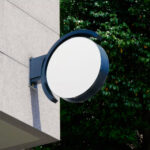 Circle Signage Mockup