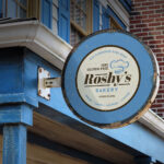 Circle Traditional Vintage Wall Mounted Sign Board Mockup