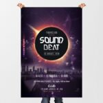 Circle Urban DJ Party Flyer Template