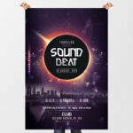 Circle Urban DJ Party Flyer Template
