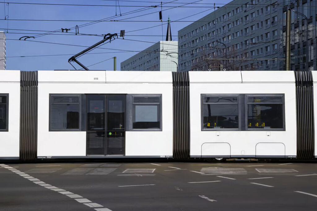 City Tram Mockup