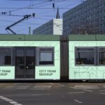 City Tram Mockup
