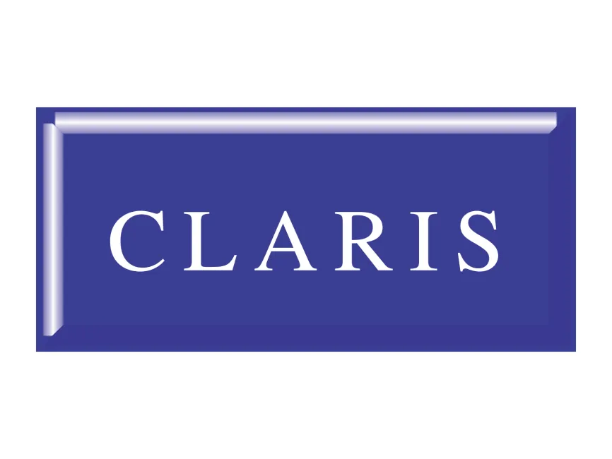 Claris Blue Background Logo