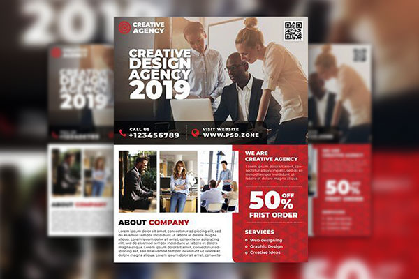 Classic Corporate Business Agency Flyer Template