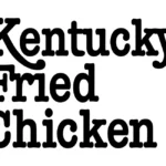 Classic KFC Text Logo