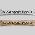 Classic Sugar Sachet Mockup