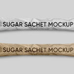 Classic Sugar Sachet Mockup
