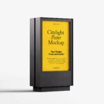 Clean Citylight Poster Mockup
