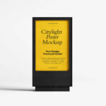 Clean Citylight Poster Mockup
