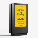 Clean Citylight Poster Mockup