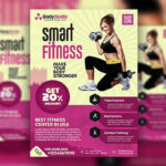 Clean Purple Gym Flyer Template