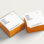 Clean Sticky Note Case Mockup