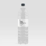 Clear Plastic Water Bottle Mockup