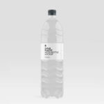 Clear Plastic Water Bottle Mockup