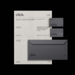 Click Branding Identity Mockup in Facing Vision