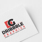 Close-Up Paper Branding Logo Mockup