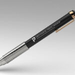 Close-up Shiny Steel Mechanical Pencil Mockup