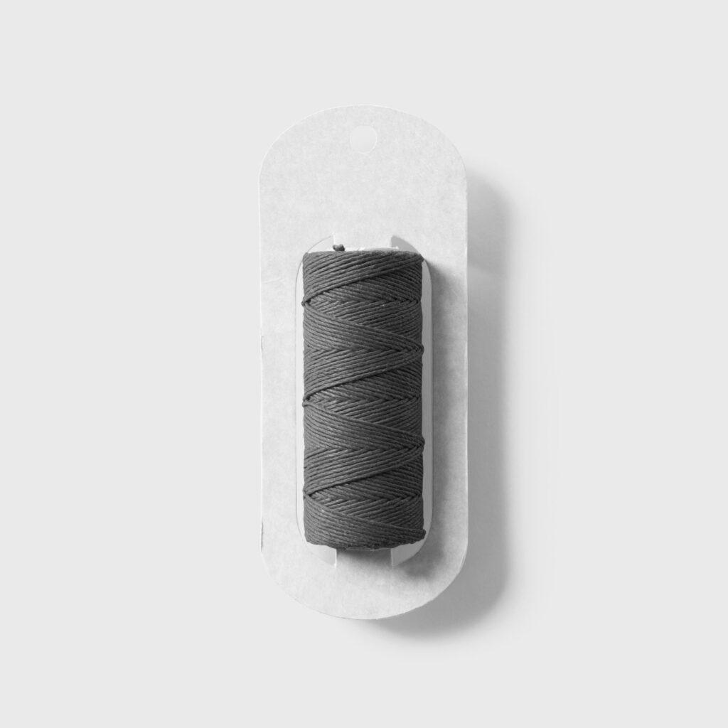 Close-up Sight of Thread Mockup with Label