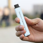 Close-up Vision of Electronic Cigarette Mockup