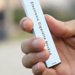Close-up Vision of Electronic Cigarette Mockup