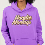 Closes-up Vision of Woman Tracksuit Mockup