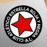 Club Atlético Estrella Roja y Negra de Alejo Ledesma Córdoba Logo