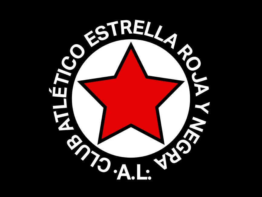 Club Atlético Estrella Roja y Negra de Alejo Ledesma Córdoba Logo
