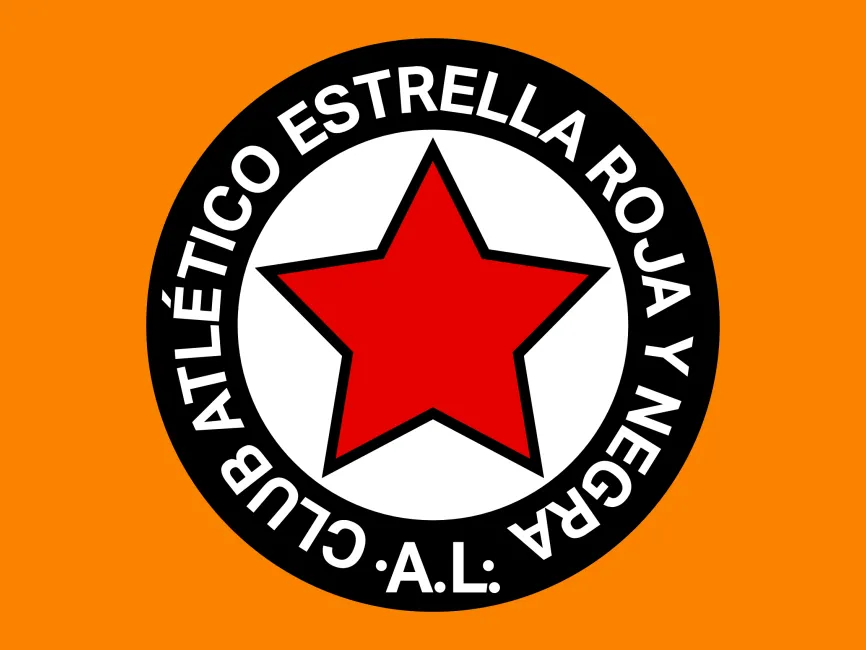 Club Atlético Estrella Roja y Negra de Alejo Ledesma Córdoba Logo