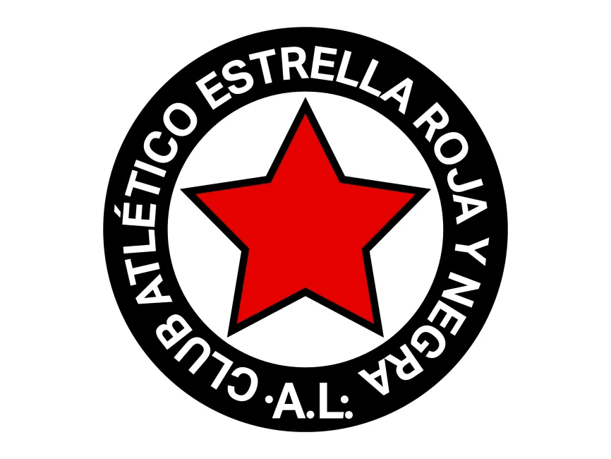 Club Atlético Estrella Roja y Negra de Alejo Ledesma Córdoba Logo