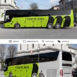 Coach Bus Mockup in 2 Varied Shots