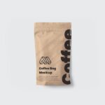 Coffee Bag Mockup in Front View