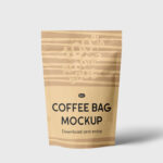 Coffee Bag Packaging Mockup