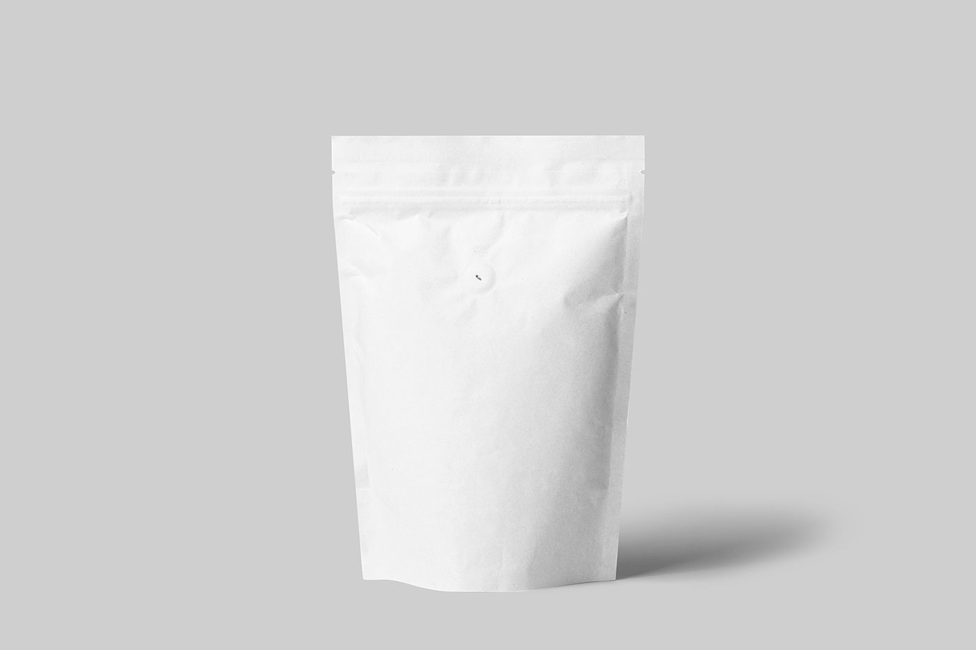 Free Coffee Bag Packaging Mockup PSD Template