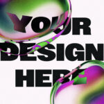 Color Blob Text Logo Effect