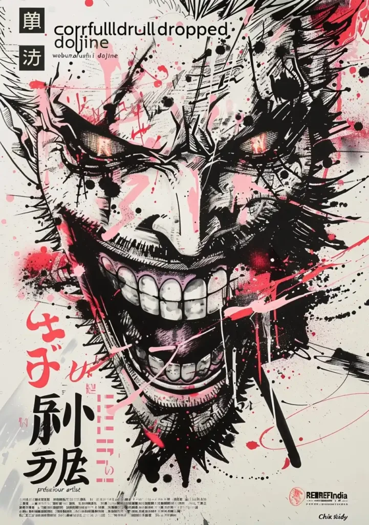 Colorful Anime Exhibition Flyer